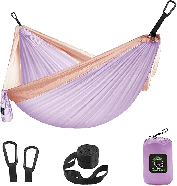 GRASSMAN Kids Hammock-Small Camping hammocks, Portable Camping Gear by GRASSMAN