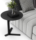 C Shaped Side Table End Coffee Tables, Unique Aesthetics Minimalist Accent by Unknown