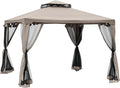 Outsunny 9.6' x 9.6' Patio Gazebo, Outdoor Canopy Shelter by Outsunny