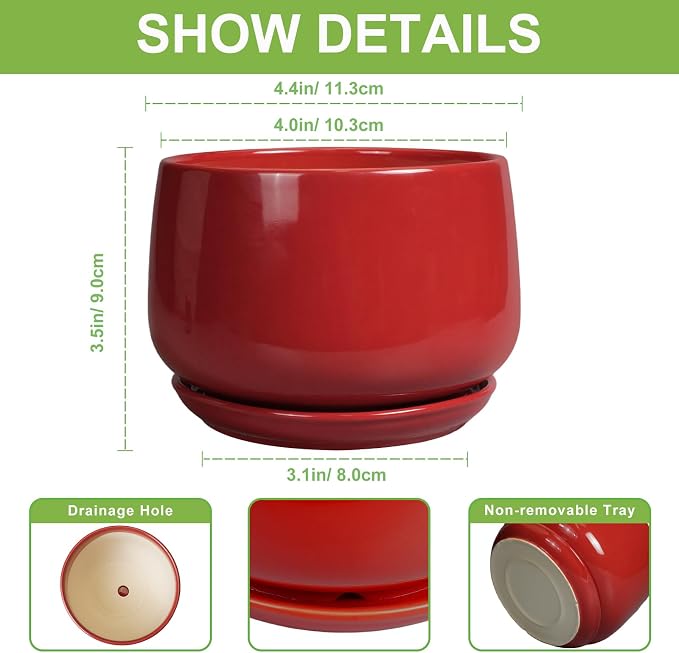 G EPGardening Ceramic Pots for Plants - Image 2