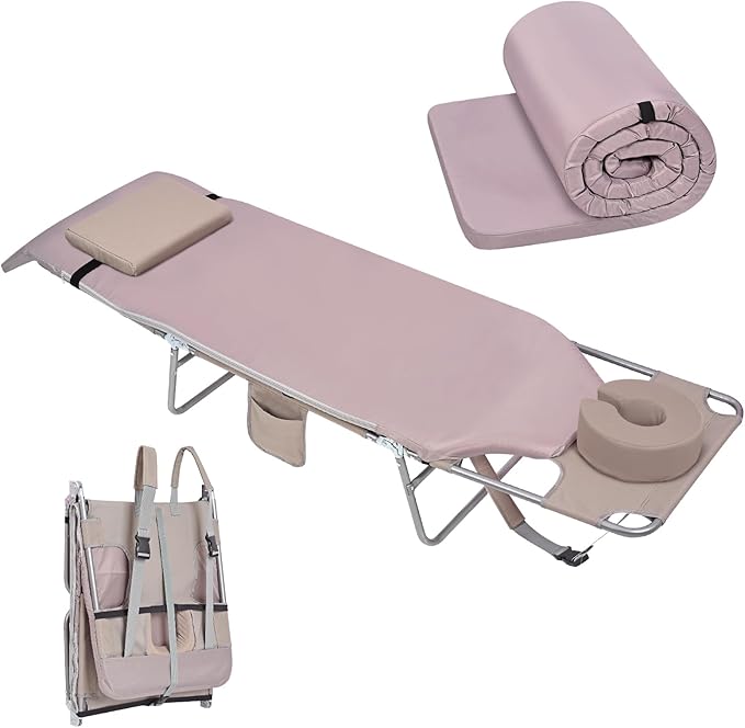 3 in 1 Women Comfort Backpack Beach Tanning Lounge Chair by Minndudu