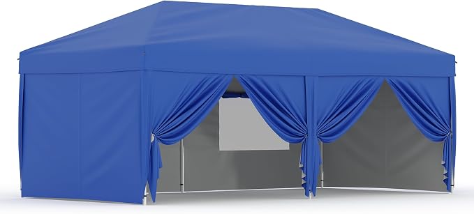 10X20 Pop Up Canopy Tent with 6 Sidewalls – Heavy Duty Commercial Instant - Image 8