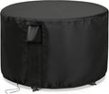 Patio Furniture Covers Round, 48 Inch Outdoor Round Table Cover Waterproof by Jungdaoutdoorfurniturecover