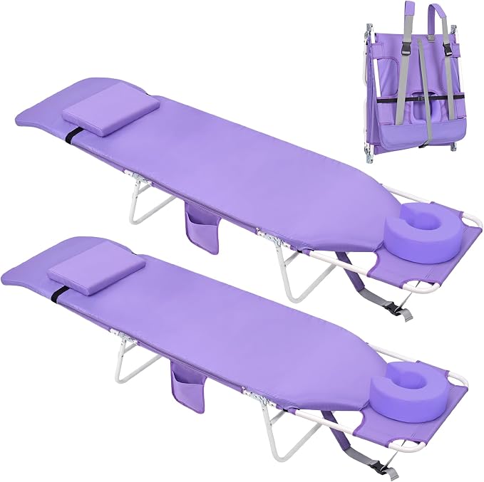 3 in 1 Women Comfort Backpack Beach Tanning Lounge Chair by Minndudu