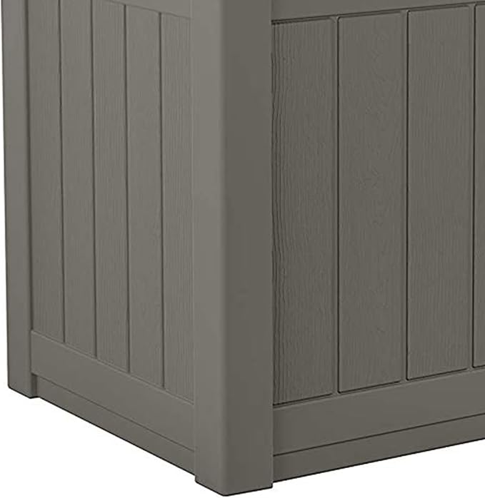 Suncast 22 Gallon Indoor or Outdoor Backyard Patio Small Storage Deck Box - Image 9