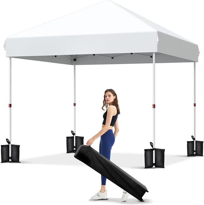 Garvee 10x10 Pop Up Canopy Tent, Heavy Duty Commercial Instant Shelter by Garvee