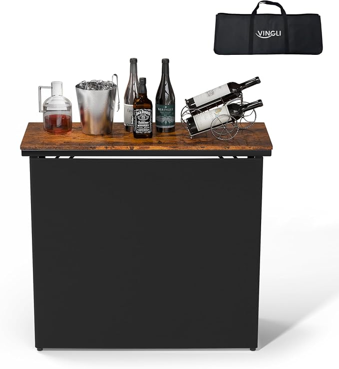 VINGLI 45" Commercial Grade Portable Bar Table by VINGLI