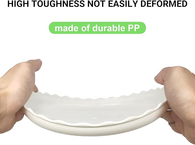 12Pcs Plant Saucer, 6 8 10 Inch Durable Plastic Plant Trays - Image 5