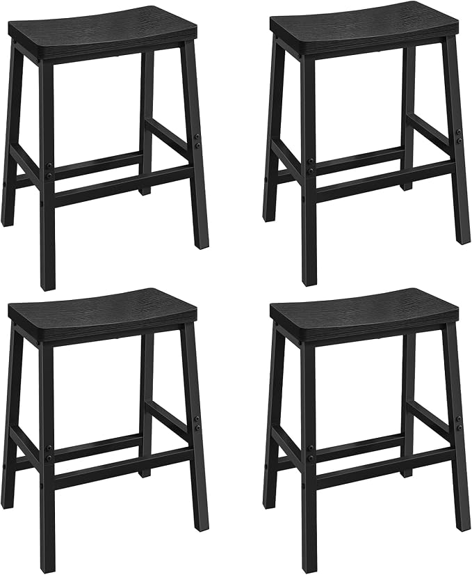 HOOBRO Bar Stools Set of 4, Counter Height Bar Stools, 23.6'' Bar Chairs by HOOBRO