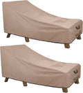 ULTCOVER Waterproof Patio Lounge Chair Cover Heavy Duty Outdoor Chaise Lounge by ULTCOVER