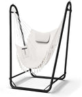 Hammock Chair with Stand, Heavy-Duty Hanging Chair with Stand, by TOREVSIOR
