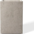 Kante 15.7" H Tall Rectangular Concrete Planters, Outdoor Indoor Lightweight by Kante