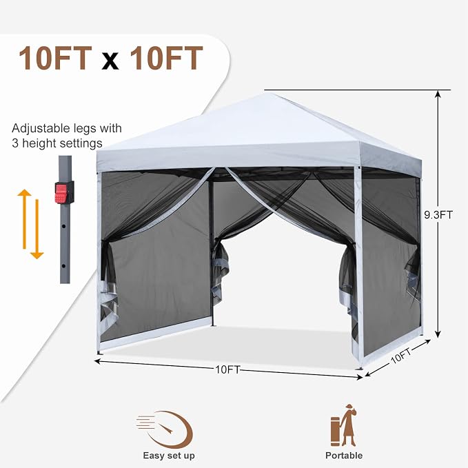 MASTERCANOPY Pop-Up Setup Outdoor Canopy - Image 2