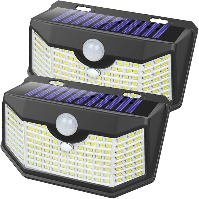 HMCITY 120 LED Outdoor Solar Lights by LightingUpYourLife
