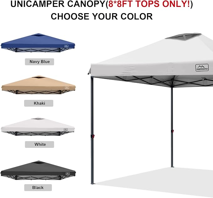 KAMPKEEPER Replacement Top Pop Up Canopy Tent Cover Roof - Image 3