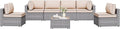 Shintenchi 7 Pieces Outdoor Patio Sectional Sofa Couch by Shintenchi