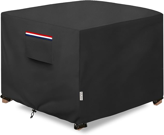 Patio Ottoman Cover Waterproof Heavy Duty Square Outdoor Ottoman Covers by SoloToo