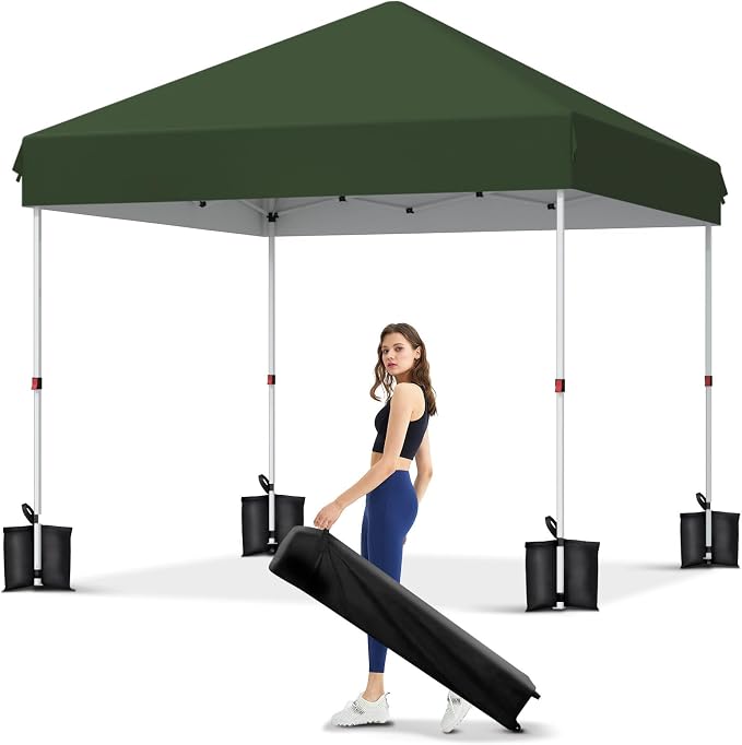 Garvee 10x10 Pop Up Canopy Tent, Heavy Duty Commercial Instant Shelter by Garvee