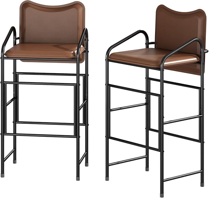 GILLAS Set of 2 Bar Stools - Image 3