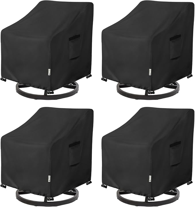 Patio Chair Covers Waterproof Patio Furniture Covers, 33W x 37D x 38 H Inches by Aacabo