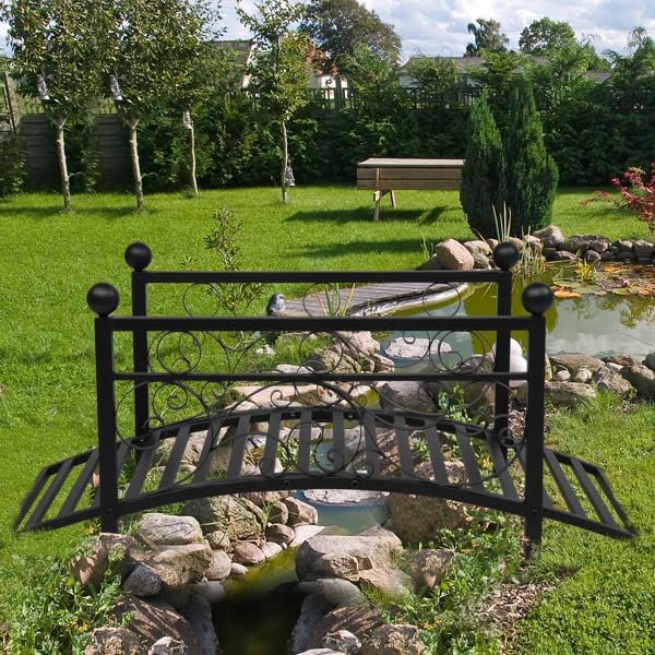 Elegant Steel Garden Bridge - Image 6