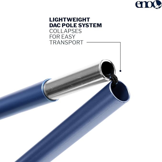 ENO Fuse Tandem Hammock System Colour Slate Lightwieght Fuse Spreader Bars - Image 4