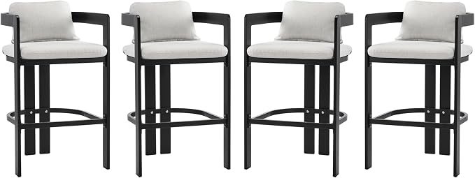 Christopher Knight Home Minxi Outdoor Counter Height Bar Stools Set of 4 - Image 6