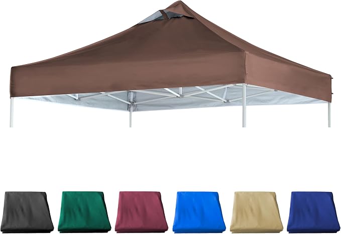 Brown Commercial Replacement Canopy Cover by JANCANOPY
