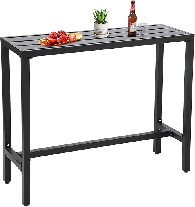 Outdoor Bar Table, Patio Console Pub Height Tables by Sumshadow