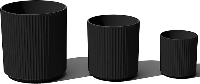 Veradek Demi Series Set of 3 Round Planters by VeradekOutdoor