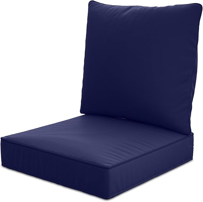 22" x 22" x 6" Outdoor Deep Seat Cushions by Unknown
