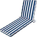 Outdoor Chaise Lounge Cushions for Patio, Waterproof Replacement Seat Pads for by Iheqard