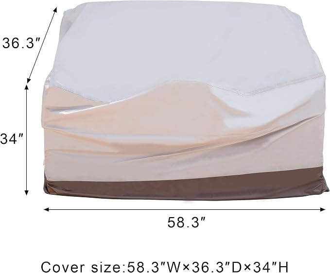 ovios Patio Furniture Covers, Outdoor Waterproof Cover - Image 2