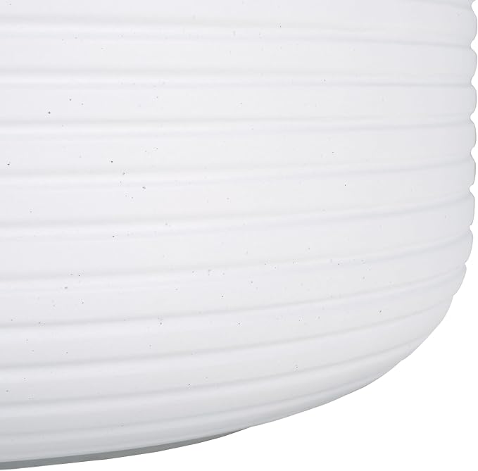 SAFAVIEH Outdoor Collection Nardo White Cement Ficonstone Planter Pot - Image 6