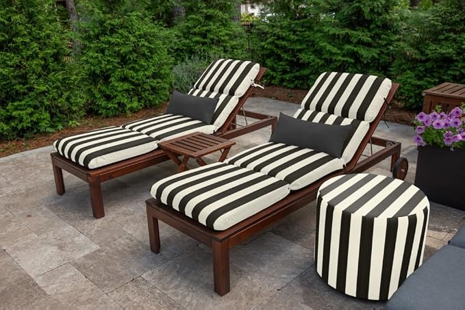 Sunbrella Patio Chaise Cushions - Image 4