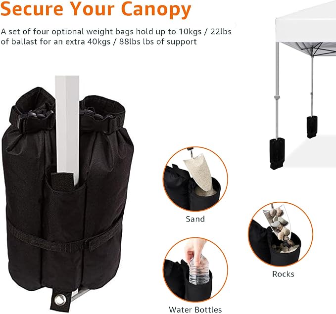 Amazon Basics Outdoor Pop Up 10 x 10 Canopy Tent - Image 2