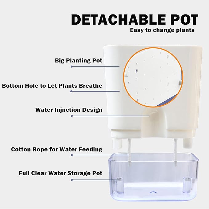 Planterhoma Self Watering Plant Pots - Image 6