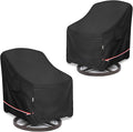 Patio Chair Covers for Outdoor Furniture Waterproof 2 Pack, Heavy Duty by Hadisi