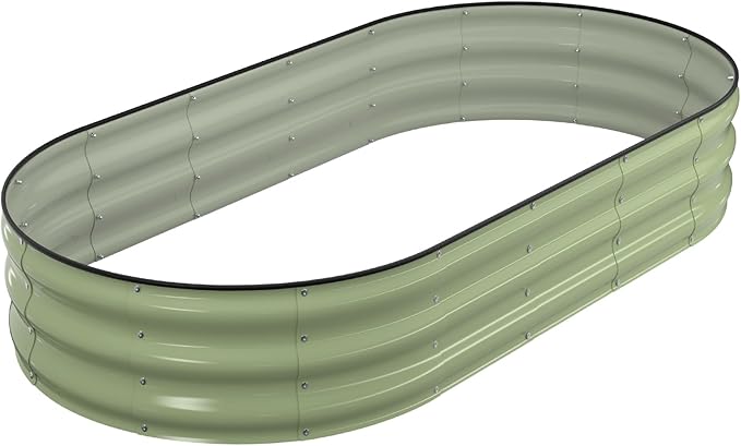 Raised Garden Bed Kit, Large Metal Raised Beds by Winpull