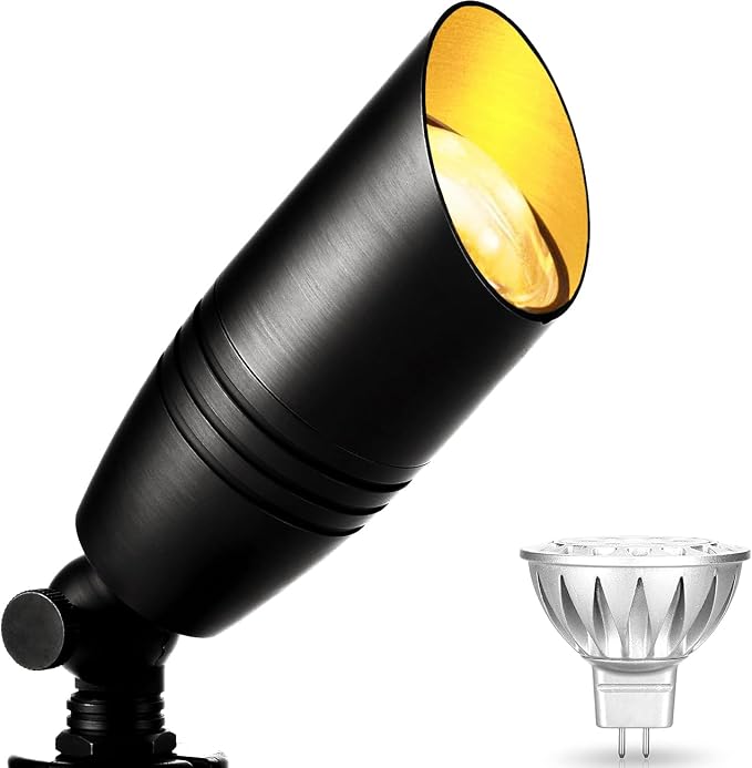 wowlite Landscape Spotlights Outdoor, 12V Low Voltage Landscape Lighting Fixture by wowlite