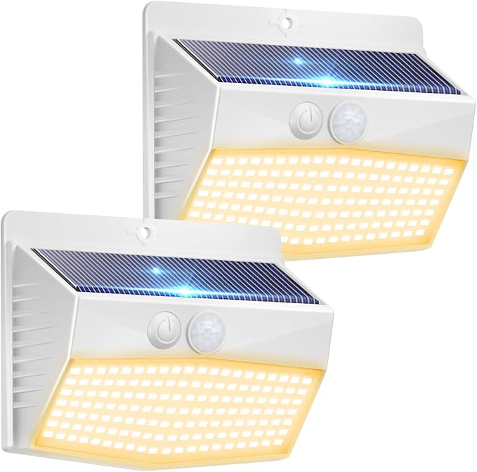 Peasur Solar Outdoor Lights, Motion Sensor Security Lights by Peasur