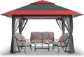 CROWN SHADES 11x11 Pop Up Gazebo, Patented One Push Outoor Canopy Tent by CrownShades