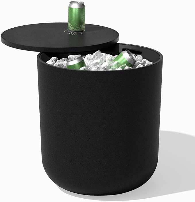 Veradek Kona Cooler Side Table – 2-in-1 Outdoor Patio Side Table w/Cooler | by VeradekOutdoor