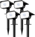 nipify Solar Lights Outdoor Waterproof, Motion Sensor Spot Lights- 4 Pack/56 by Nipify