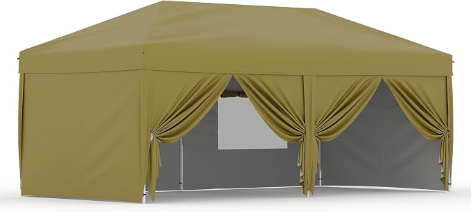 10X20 Pop Up Canopy Tent with 6 Sidewalls – Heavy Duty Commercial Instant - Image 8
