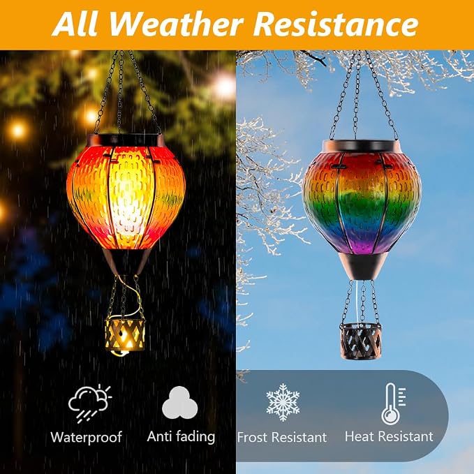 DREAMSOUL Hot Air Balloon Solar Lantern - Image 8