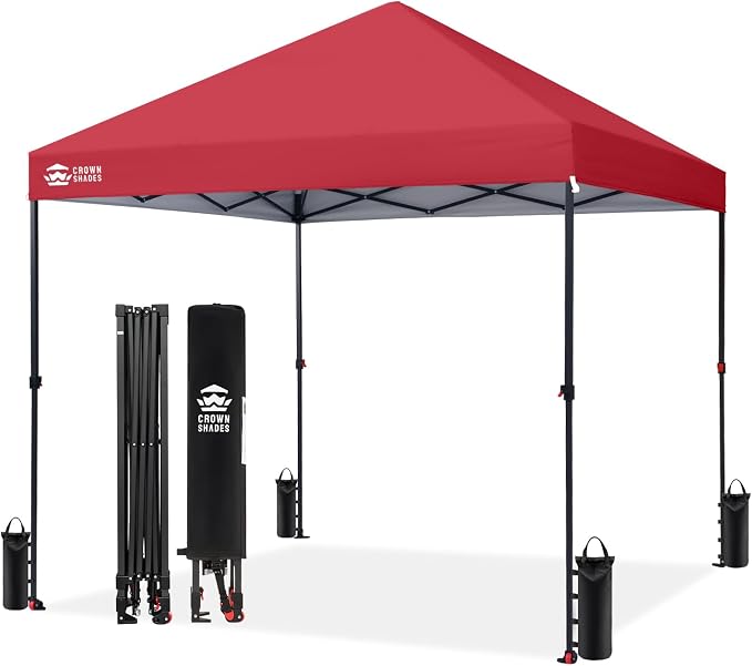 CROWN SHADES 8x8 Pop Up Canopy by CrownShades