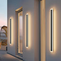 2 Pack 39.4In Long Outdoor LED Wall Light 3000K Modern Exterior Lighting by Coinmit