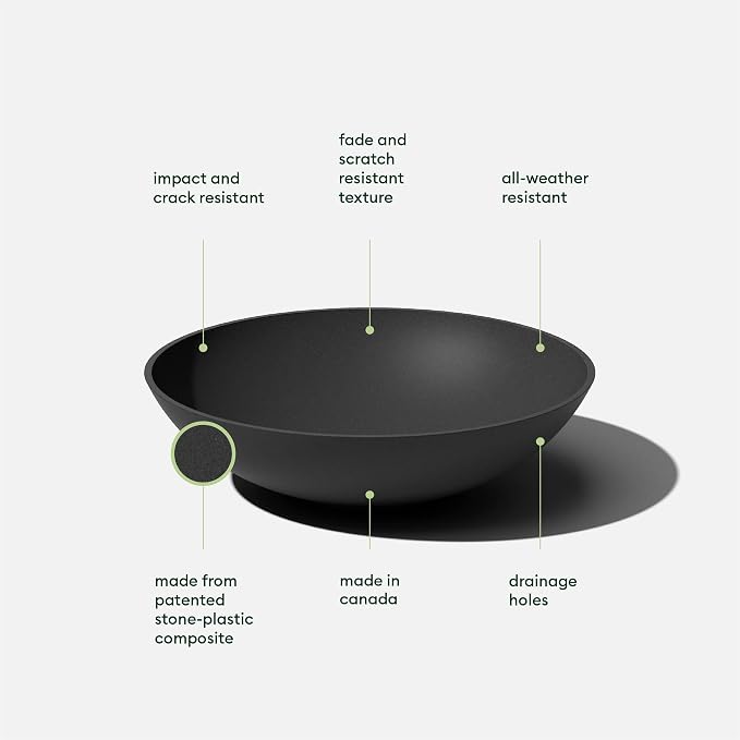 Veradek 24" Lane Round Bowl Planter - Image 3