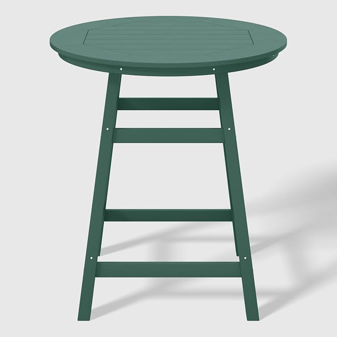 WestinTrends Malibu 5-Piece HDPE Outdoor Patio Dining Bar Bistro Table Set - Image 3